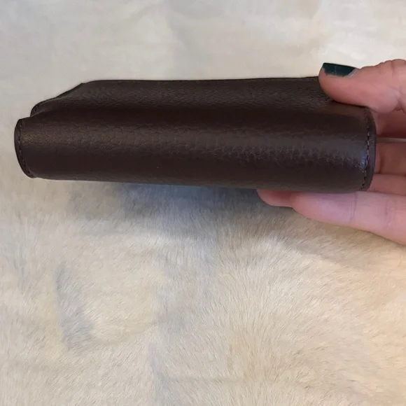 Kate Spade Dark Brown Leather Wallet NWOT - Picture 3 of 6